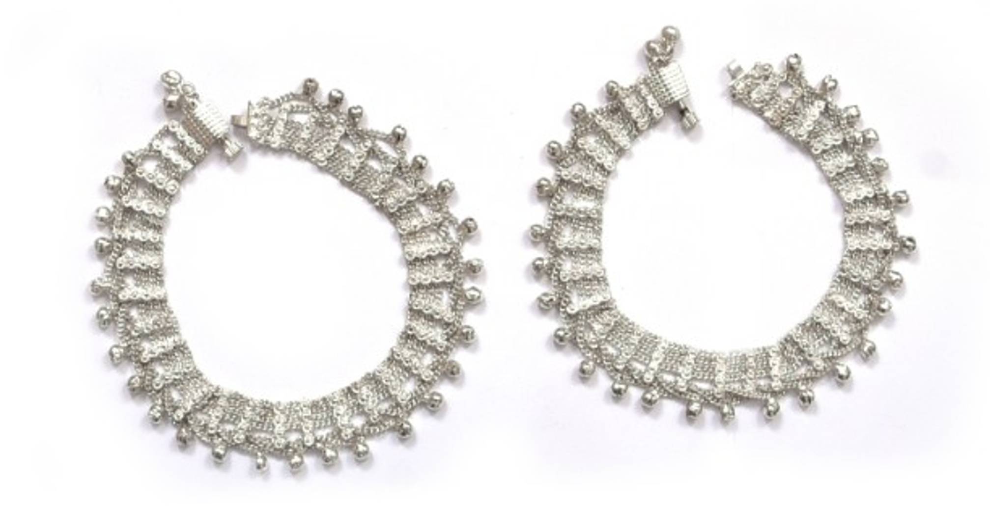 silver plated Anklets pyal for womens & girls